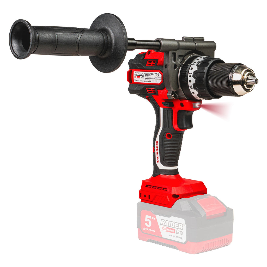 Raider R20 Masina de gaurit si insurubat 20V 160Nm SOLO RDP-PBID20 R20 - O baterie, multe posibilitati!