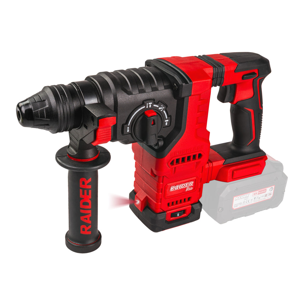 Raider R20 Ciocan rotopercutor SDS 20V SOLO 3J RDP-BBRH20 R20 - O baterie, multe posibilitati!