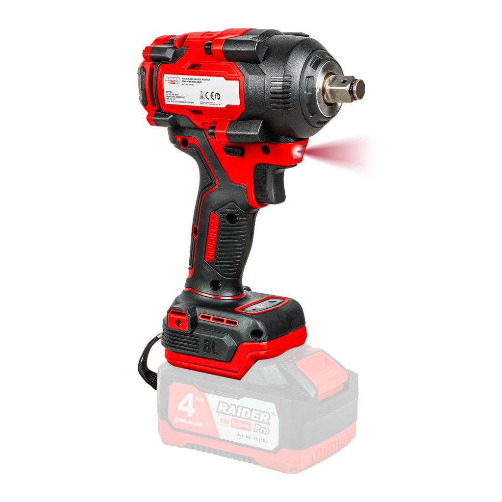 Raider R20 Masina insurubat cu impact 20V 1/2" 900Nm SOLO RDP-90BBIW20 R20 - O baterie, multe posibilitati!