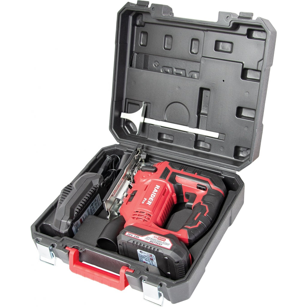 Raider R20 Fierastrau pendular 20V 80mm 2.0Ah RDP-SJS20 R20 - O baterie, multe posibilitati!