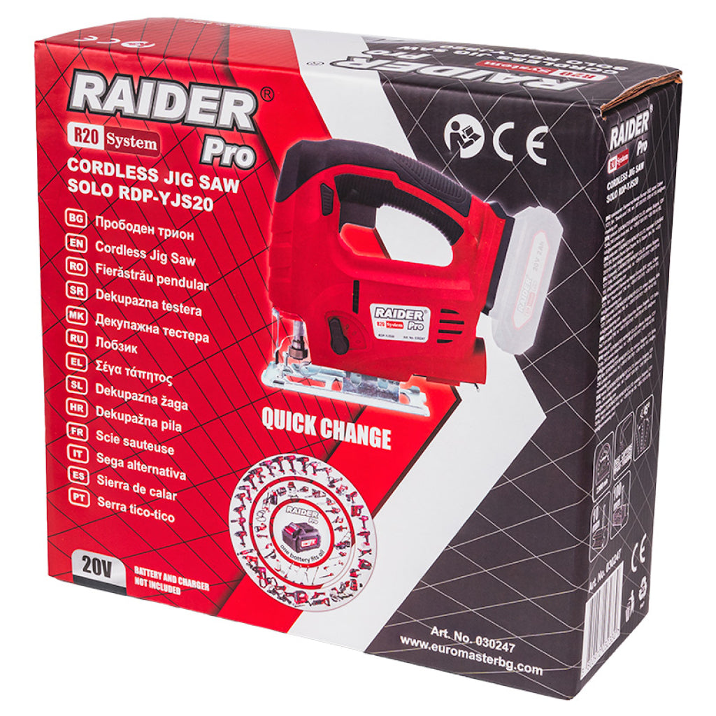Raider R20 Fierastrau pendular 100mm SOLO RDP-YJS20 R20 - O baterie, multe posibilitati!