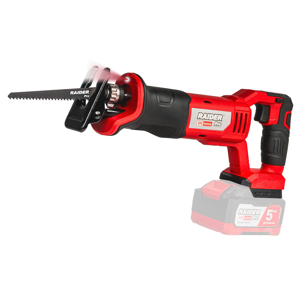 Raider R20 Fierastrau sabie prindere rapida 20V SOLO RDP-YRS20 R20 - O baterie, multe posibilitati!