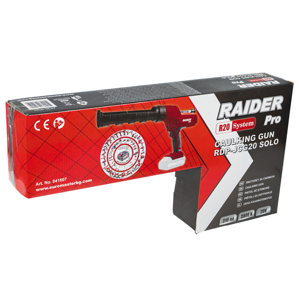 Raider R20 Pistol silicon 20V 310ml 3800N viteza variabila SOLO RDP-JCG20 R20 - O baterie, multe posibilitati!