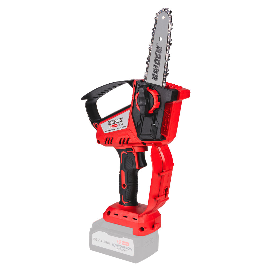 Raider R20 Fierastrau de gradina cu lant si lama 20V 150mm SOLO RDP-CCS20 R20 - O baterie, multe posibilitati!