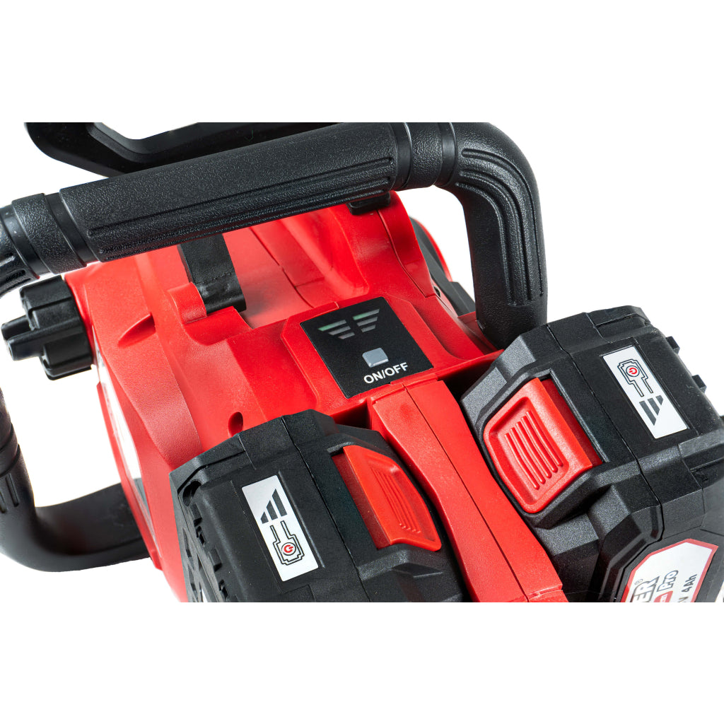 Raider R20 Fierastrau electric cu lant si lama 40V 400mm 2x4.0Ah RDP-SBCS20 R20 - O baterie, multe posibilitati!