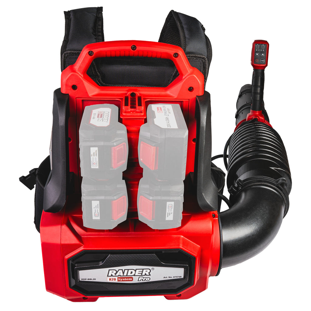 Raider R20 Suflanta frunze 40V 252km/h 1100m3/h vit. var. SOLO RDP-BBL20 R20 - O baterie, multe posibilitati!