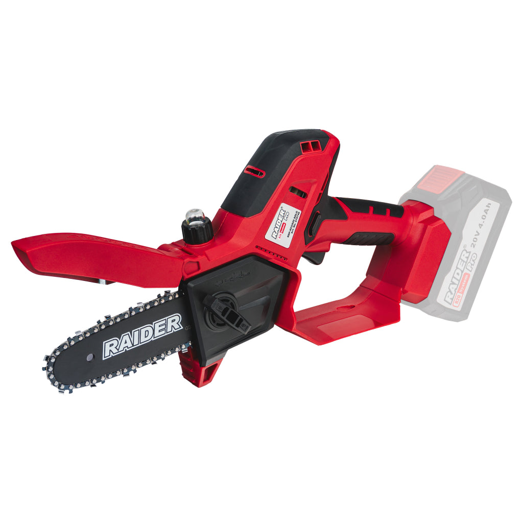Raider R20 Fierastrau de gradina cu lant si lama 20V 150mm SOLO RDP-KCCS20 R20 - O baterie, multe posibilitati!