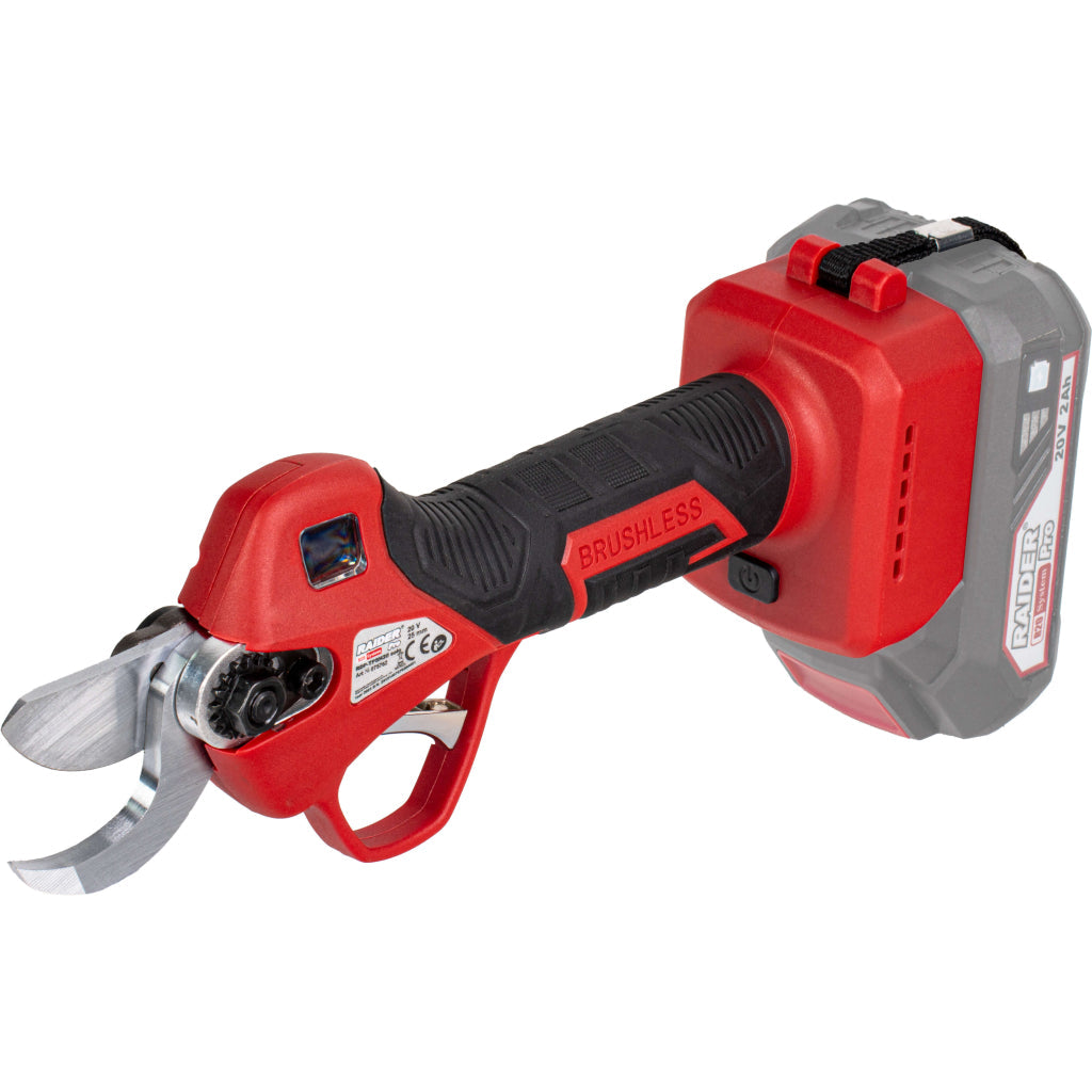 Raider R20 Foarfeca de gradina 20V 25mm LCD SOLO RDP-TPSH20 R20 - O baterie, multe posibilitati!