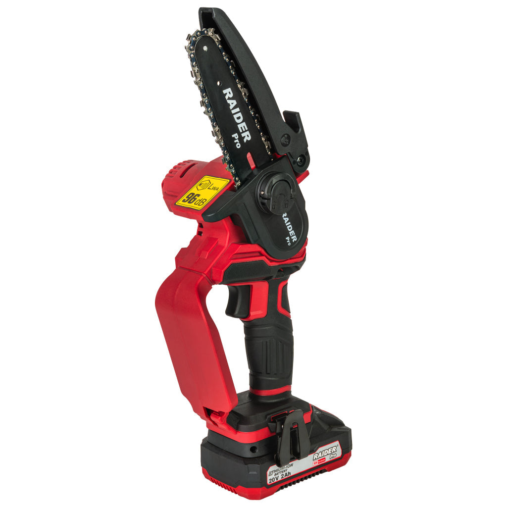 Raider R20 Fierastrau de gradina cu lant si lama 20V 120mm 2.0Ah RDP-YGP20 R20 - O baterie, multe posibilitati!