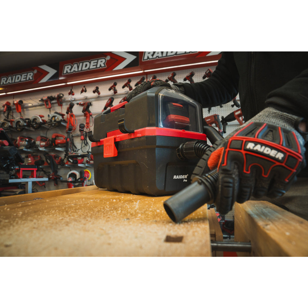Raider R20 Aspirator umed/uscat 20V 15 bari 10L SOLO RDP-SDWCH20 R20 - O baterie, multe posibilitati!