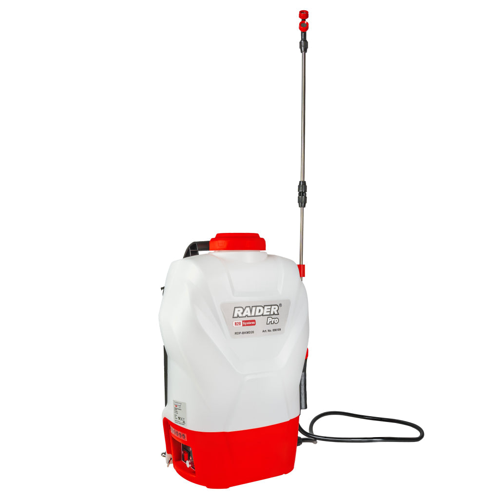 Raider R20 pulverizator cu baterie 20V 16L 3bar 2.0Ah RDP-BKMD20 R20 - O baterie, multe posibilitati!