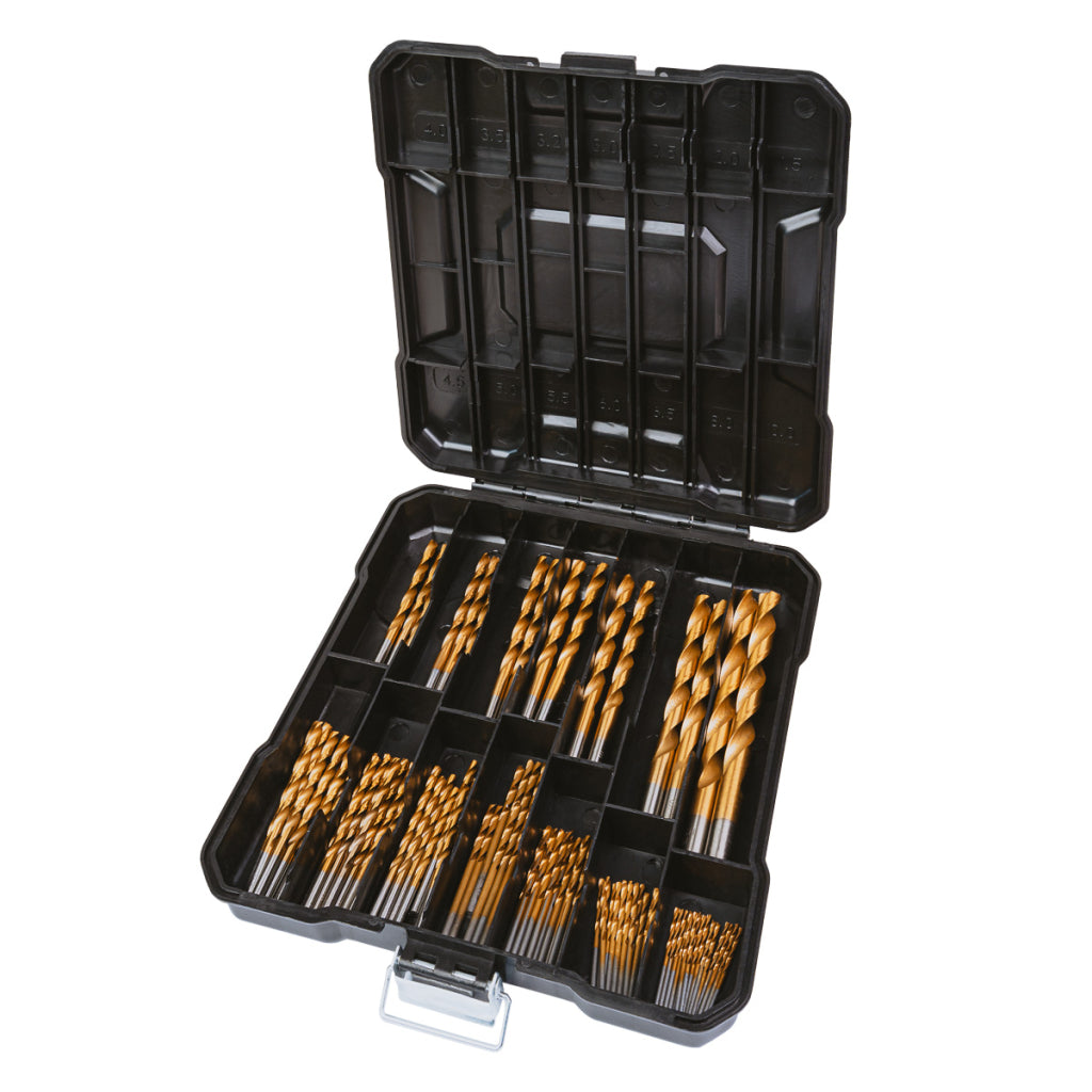 Raider trusa universala 99 burghie HSS+TIN pentru metal R20 - O baterie, multe posibilitati!