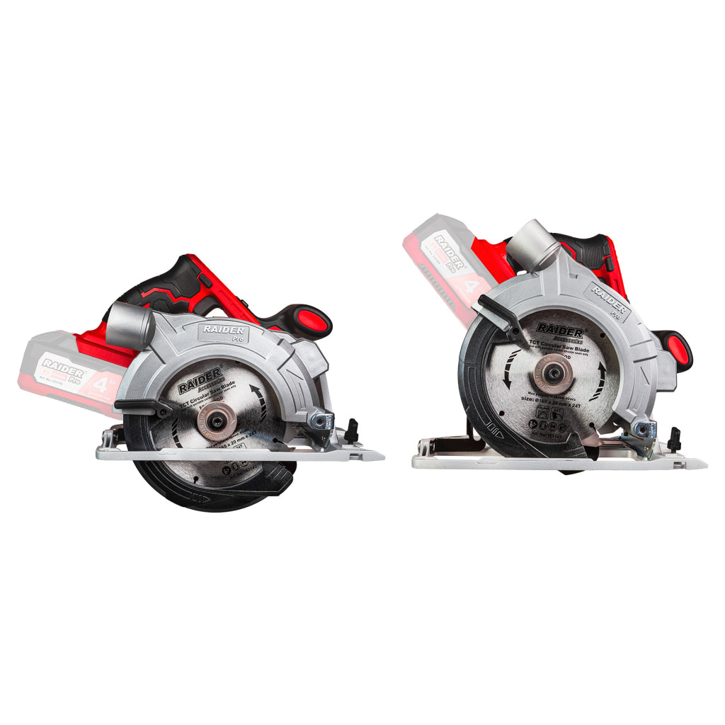 Raider R20 Fierastrau circular de mana 20V Ø165x20mm SOLO RDP-SCS20 R20 - O baterie, multe posibilitati!