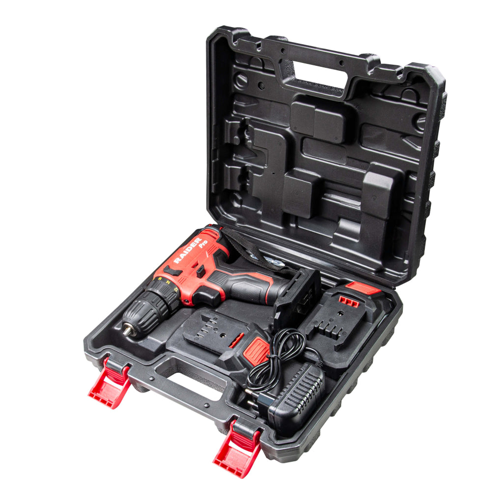 Raider R20 Masina de gaurit si insurubat 20V 2x2.0Ah 44Nm RDP-SPCD20 R20 - O baterie, multe posibilitati!