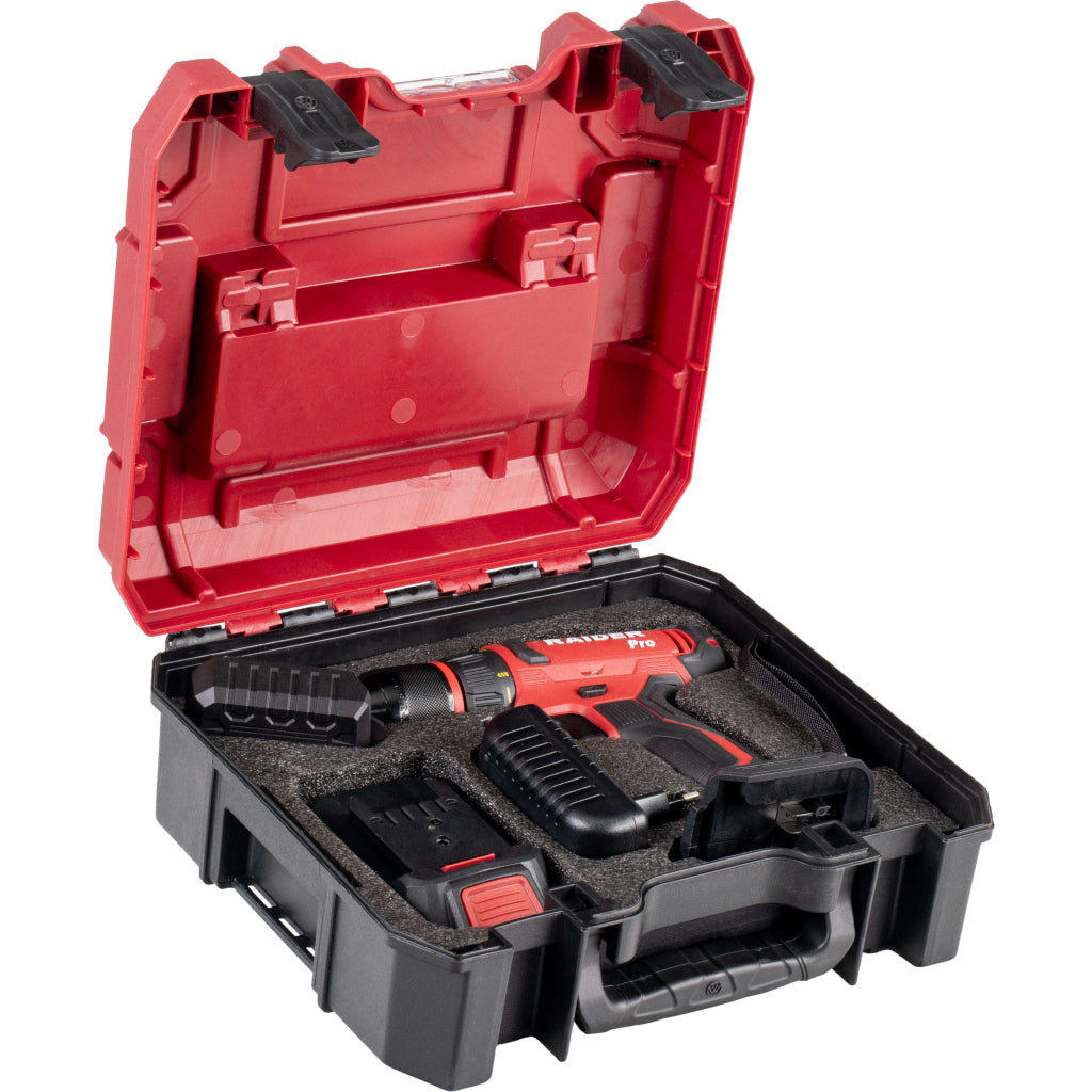 Raider R20 Masina de gaurit si insurubat cu percutie 20V 2.0Ah 50Nm RDP-PCDI20 R20 - O baterie, multe posibilitati!