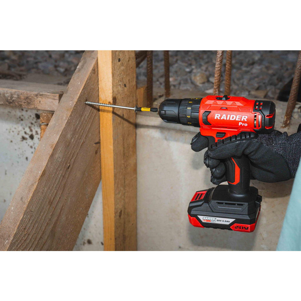 Raider R20 Masina de gaurit cu percutie 20V SOLO 44Nm RDP-PCD20 R20 - O baterie, multe posibilitati!
