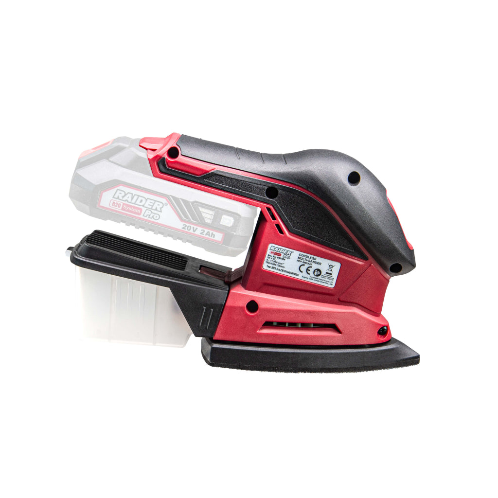 Raider R20 Slefuitor multifunctional 20V 148x101 SOLO RDP-SMSA20 R20 - O baterie, multe posibilitati!