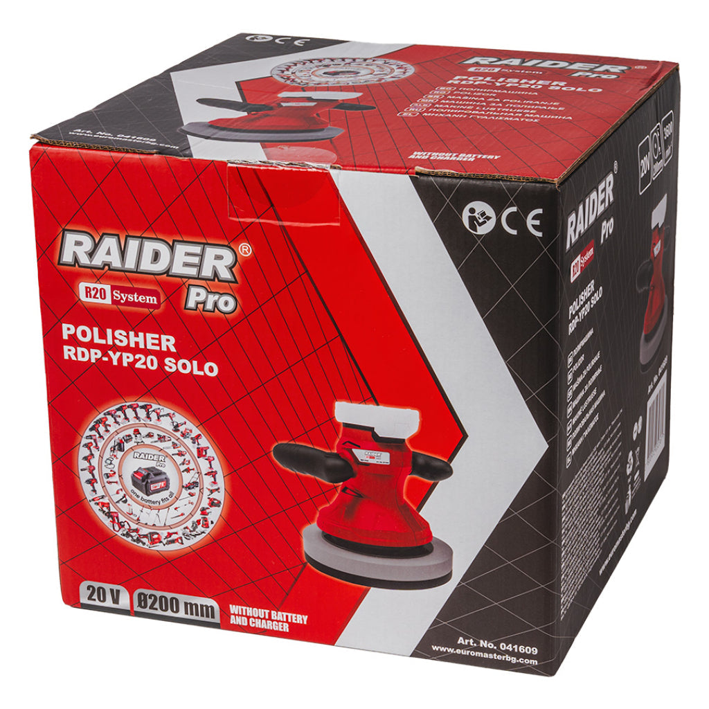 Raider R20 Masina de polisat 20V Ø200mm SOLO RDP-YP20 R20 - O baterie, multe posibilitati!