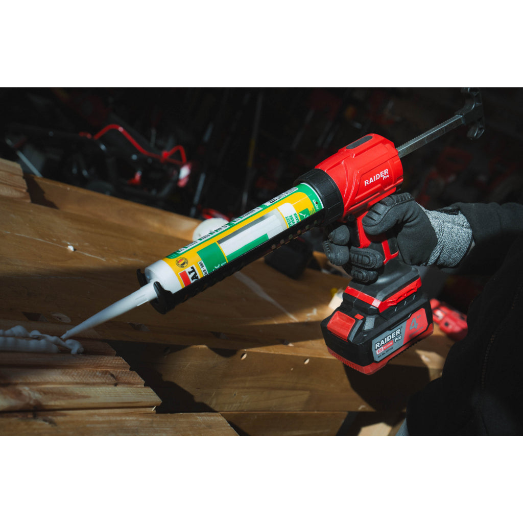 R20 Pistol silicon 20V 310ml 1200N viteza variabila SOLO RDP-YCG20Raider R20 - O baterie, multe posibilitati!