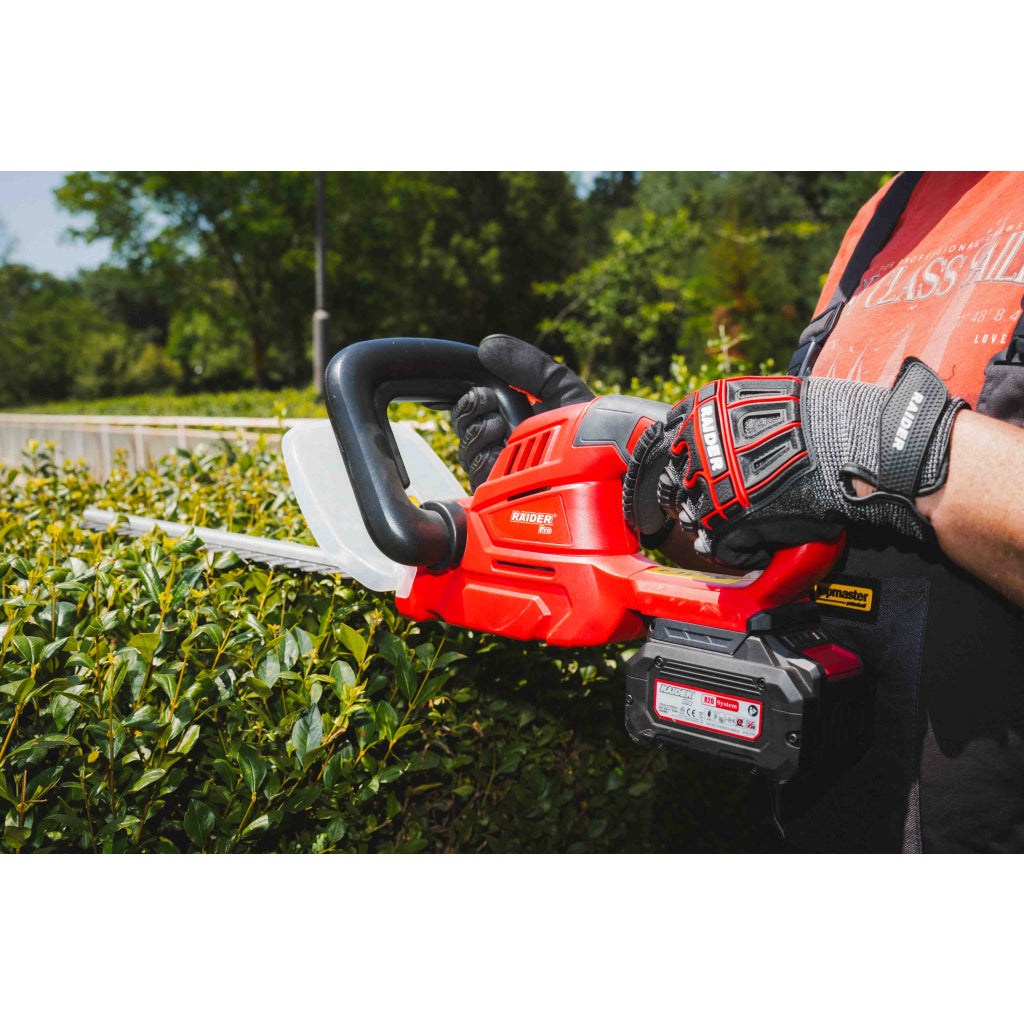 Raider R20 Trimmer gard viu 20V 45cm 14mm SOLO RDP-YHT20 R20 - O baterie, multe posibilitati!