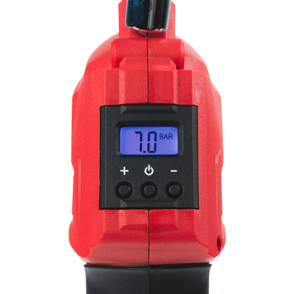 Raider R20 Mini compresor de aer 20V 7bar Display LED SOLO RDP-YAC20 R20 - O baterie, multe posibilitati!