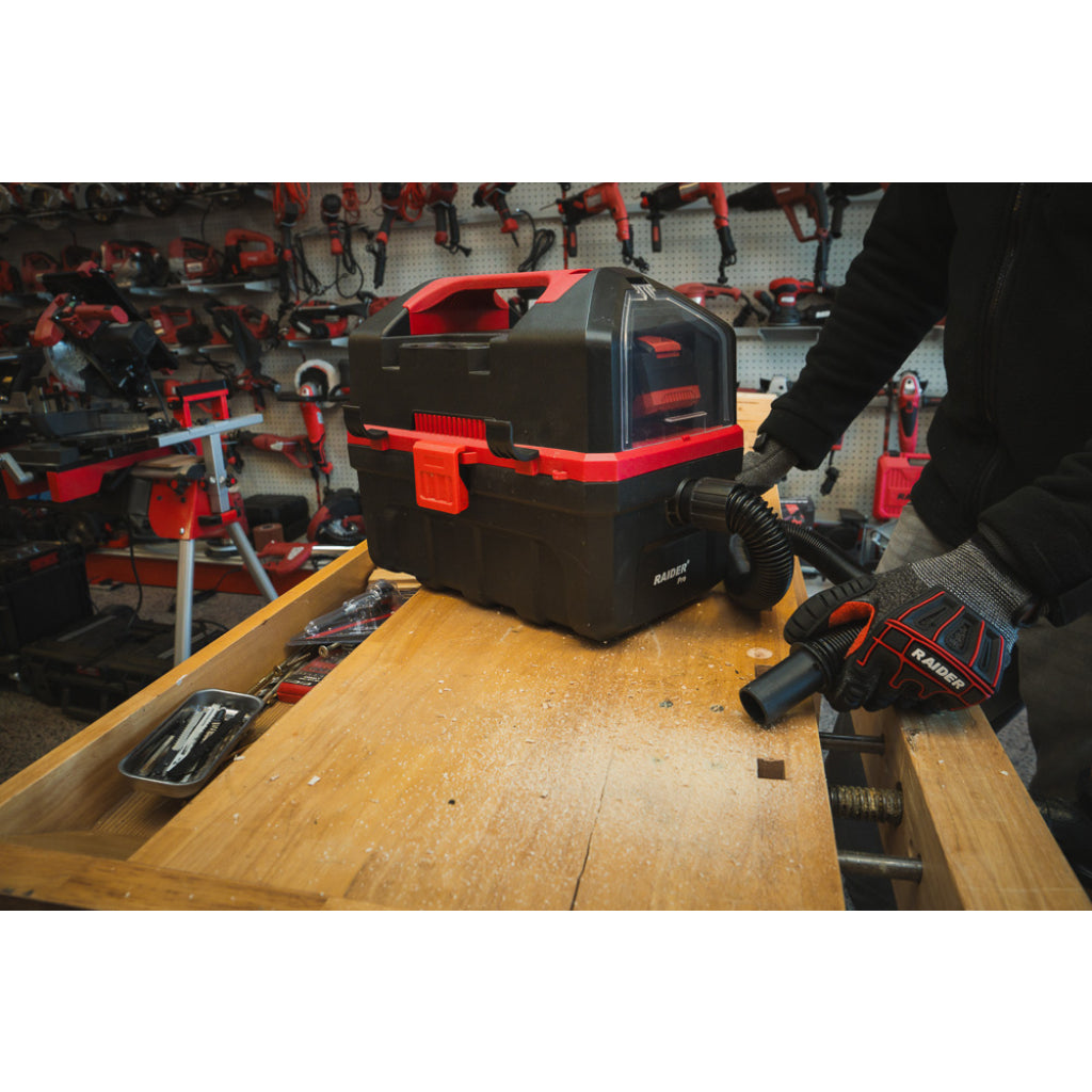 Raider R20 Aspirator umed/uscat 20V 15 bari 10L SOLO RDP-SDWCH20 R20 - O baterie, multe posibilitati!