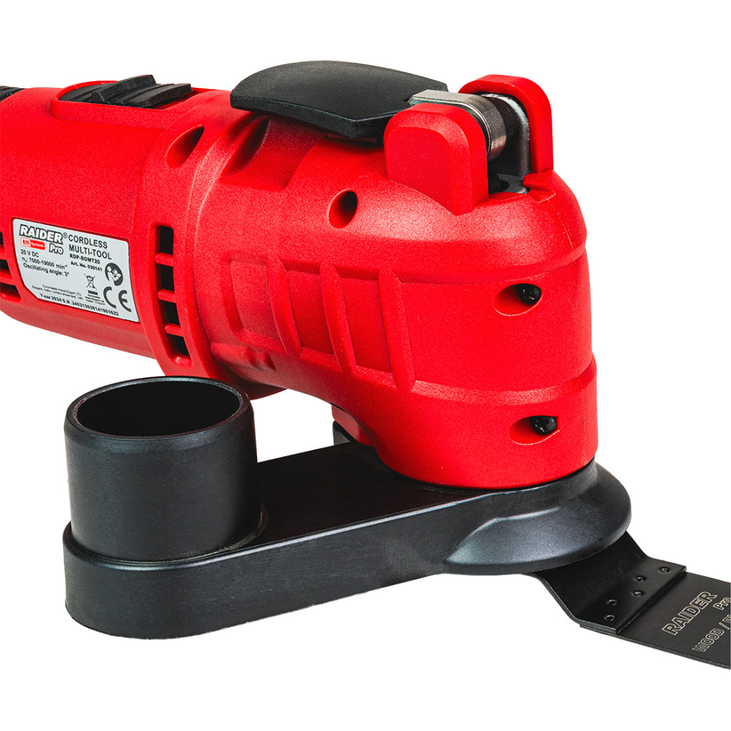 Raider R20 Unealta multifunctionala cu vibratii 20V 3° SOLO RDP-SOMT20 R20 - O baterie, multe posibilitati!
