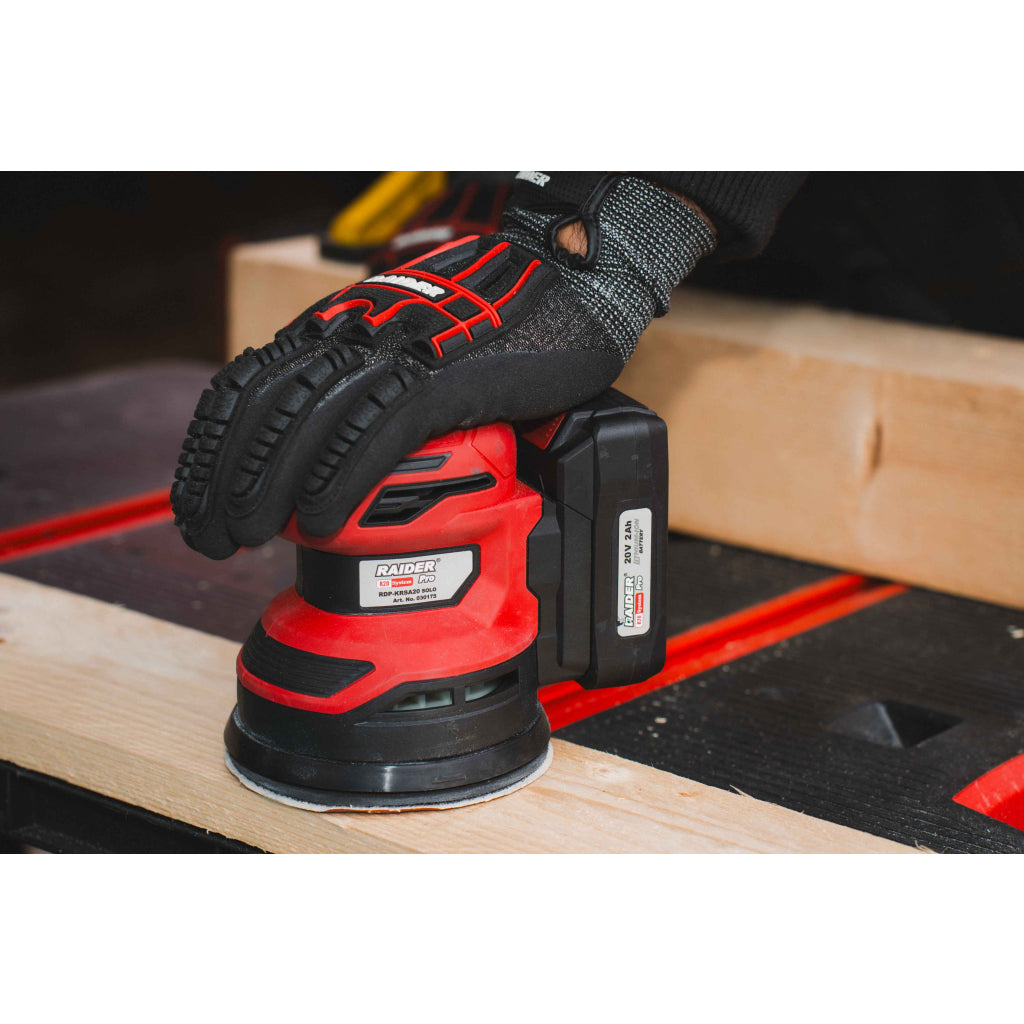 Raider R20 Slefuitor orbital 20V Ø125mm vit. var. SOLO RDP-KRSA20 R20 - O baterie, multe posibilitati!