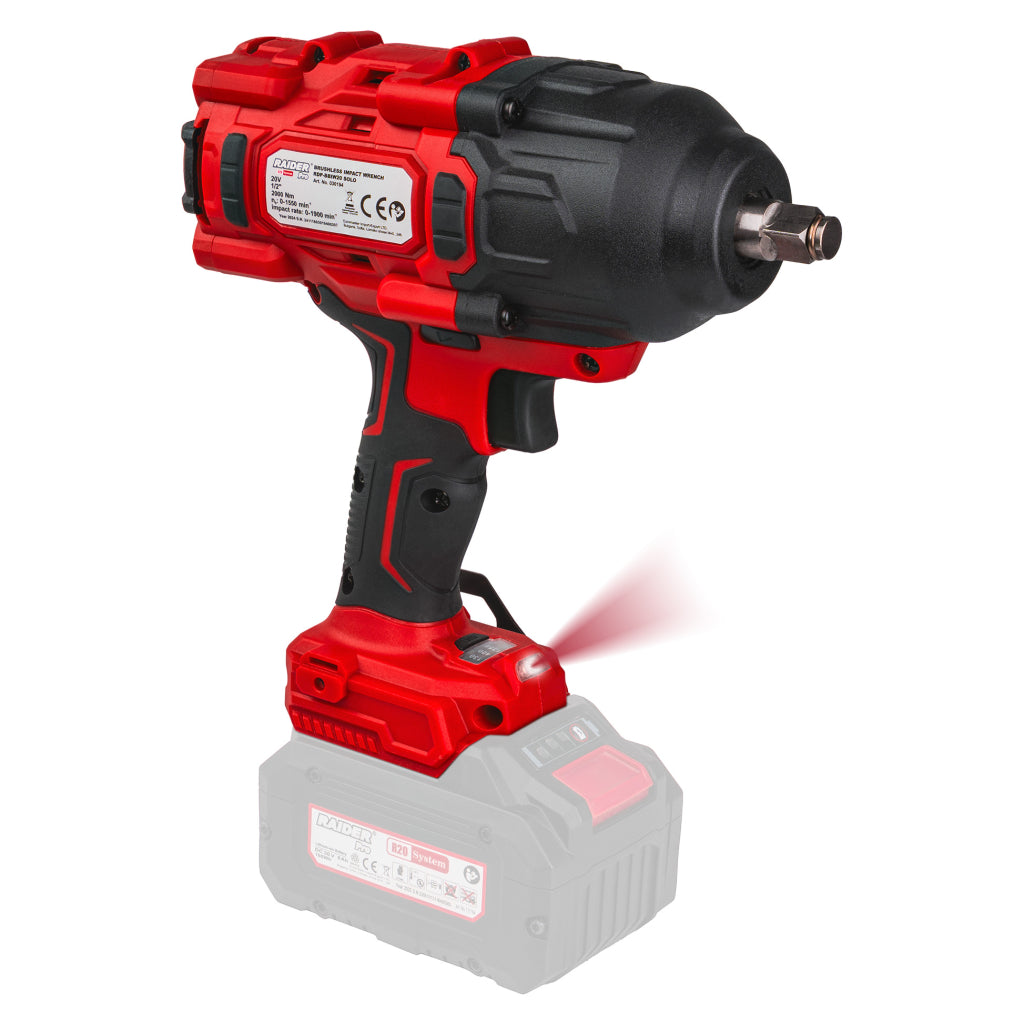 Raider R20 Masina insurubat cu impact 20V 1/2" 2000Nm SOLO RDP-BBIW20 R20 - O baterie, multe posibilitati!