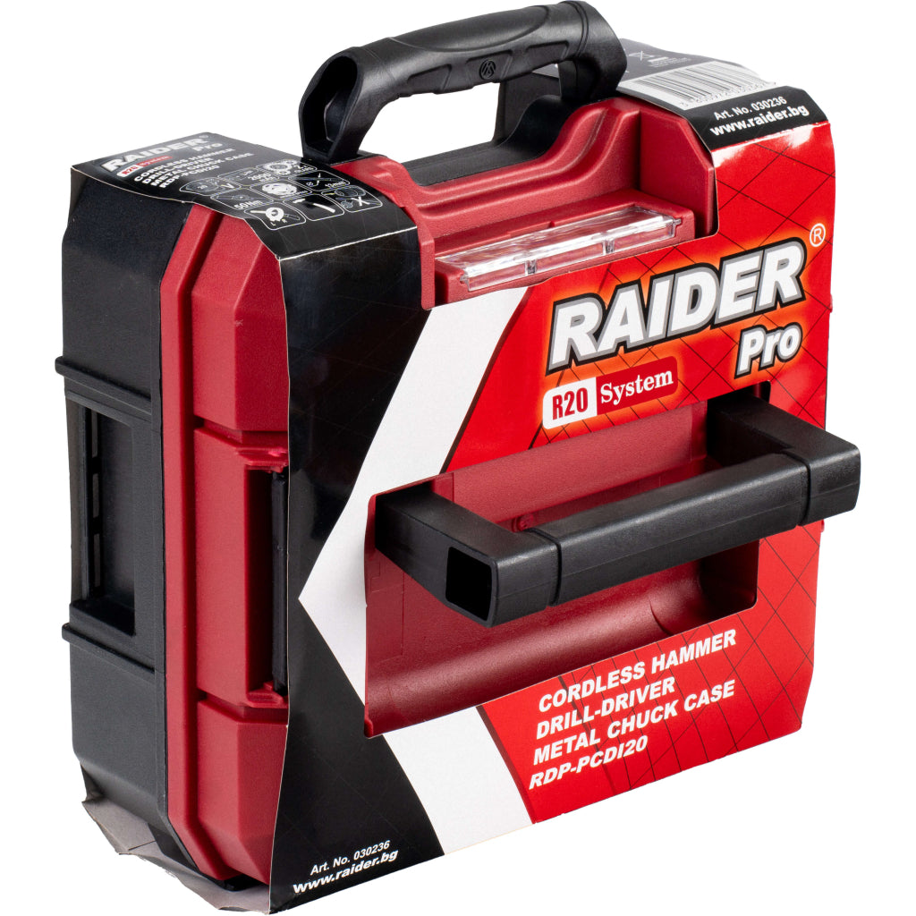 Raider R20 Masina de gaurit si insurubat cu percutie 20V 2.0Ah 50Nm RDP-PCDI20 R20 - O baterie, multe posibilitati!