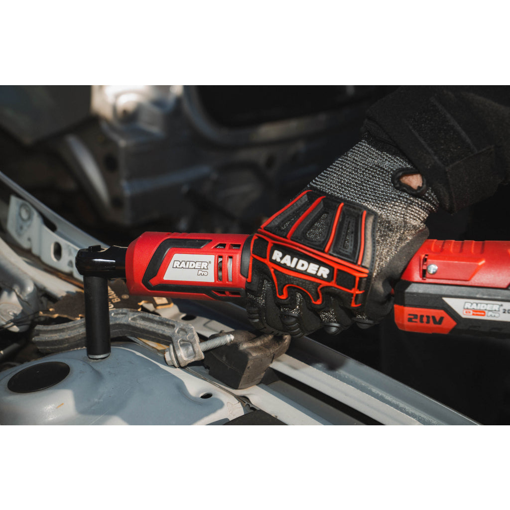 Raider R20 Cheie cu clichet 3/8" 40Nm LED SOLO RDP-KRW20 R20 - O baterie, multe posibilitati!