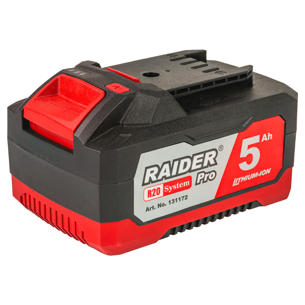Raider R20 set cheie cu impact, flex si aspirator 5.0Ah + Accesorii RDP-BXS3 R20 - O baterie, multe posibilitati!
