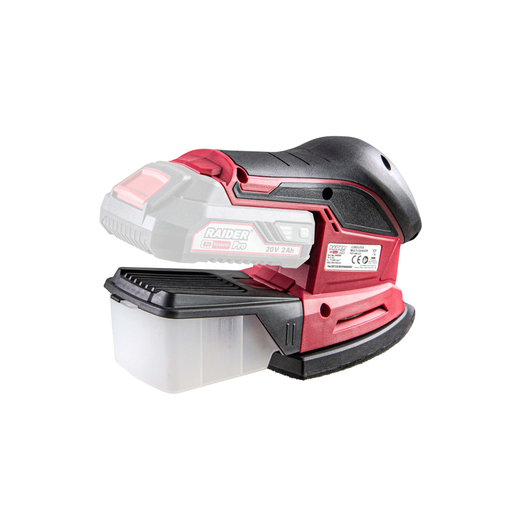 Raider R20 Slefuitor multifunctional 20V 148x101 SOLO RDP-SMSA20 R20 - O baterie, multe posibilitati!