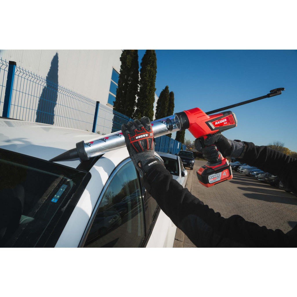 Raider R20 Pistol silicon pentru cartus 20V 600ml 4500N viteza variabila SOLO RDP-CCG20 R20 - O baterie, multe posibilitati!