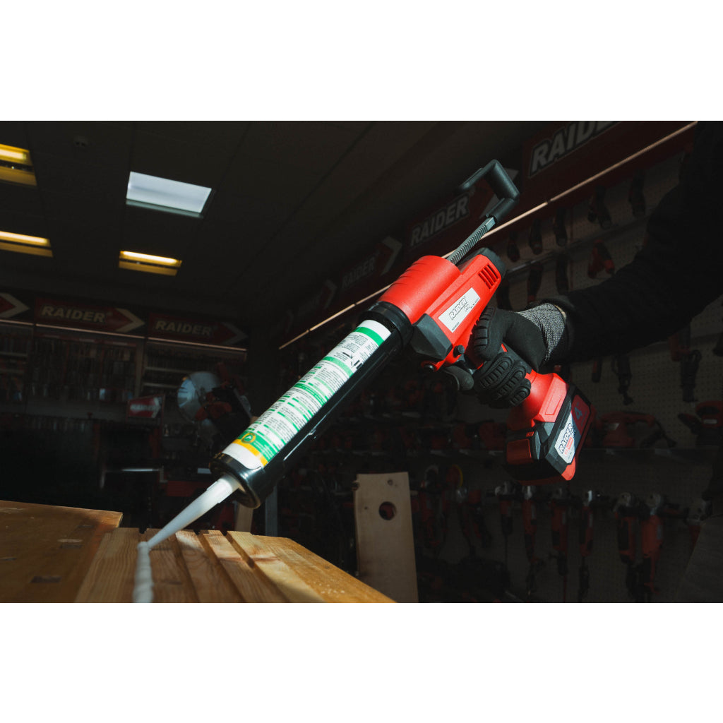 Raider R20 Pistol silicon 20V 310ml 2500N viteza variabila SOLO RDP-BCG20 R20 - O baterie, multe posibilitati!