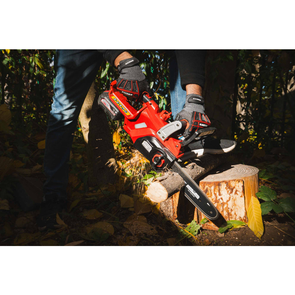 Raider R20 Fierastrau electric cu lant si lama 20V 250mm 3.0Ah RDP-SCS20 R20 - O baterie, multe posibilitati!