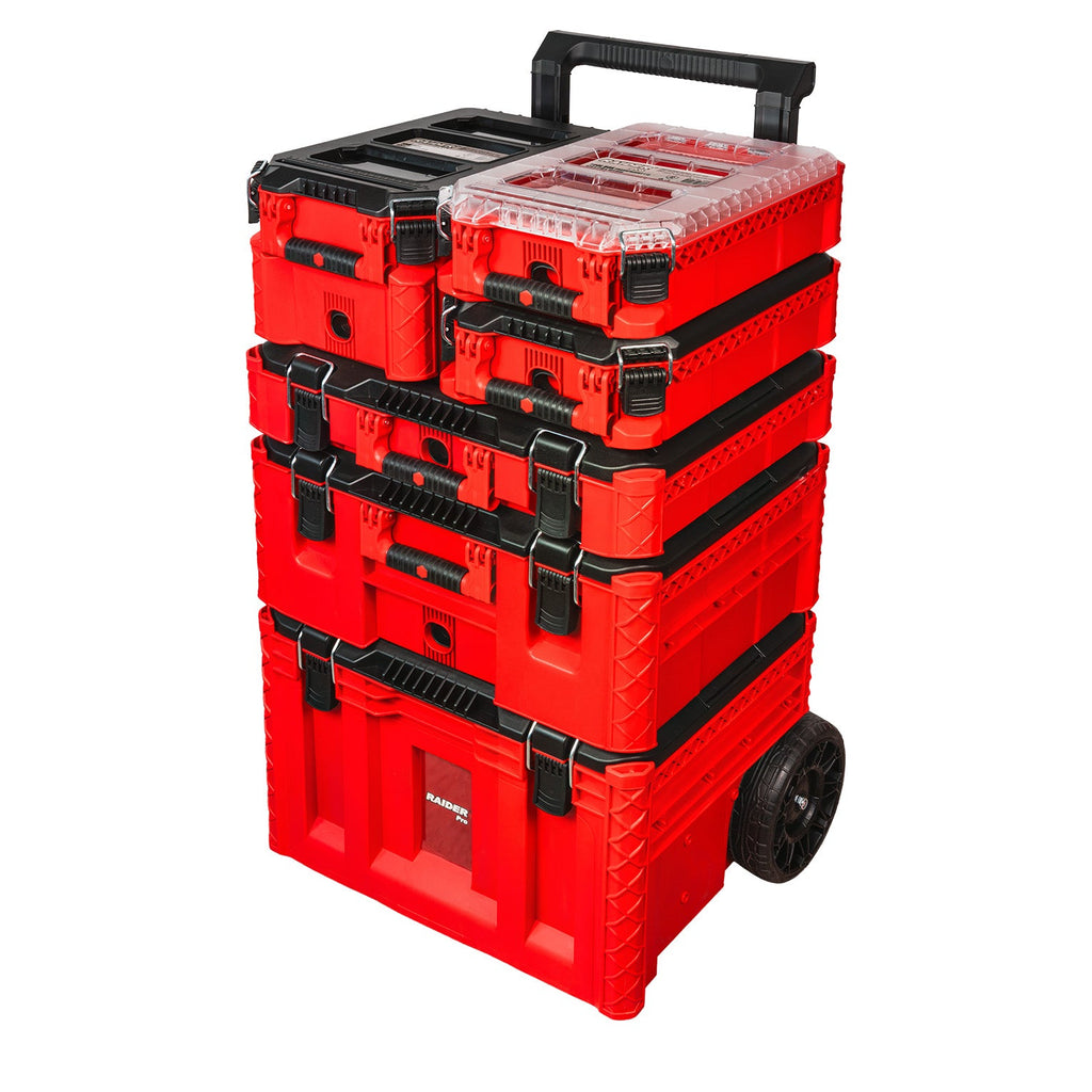 Raider sistem depozitare modular 556x1120x424mm roti IP65 RDP-MSS7 R20 - O baterie, multe posibilitati!