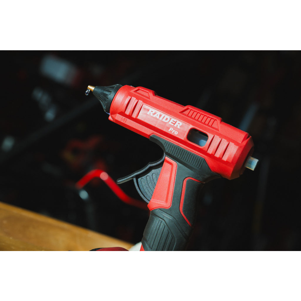 Raider R20 Pistol de lipit cu batoane de silicon ø11 SOLO RDP-YGLG20 R20 - O baterie, multe posibilitati!