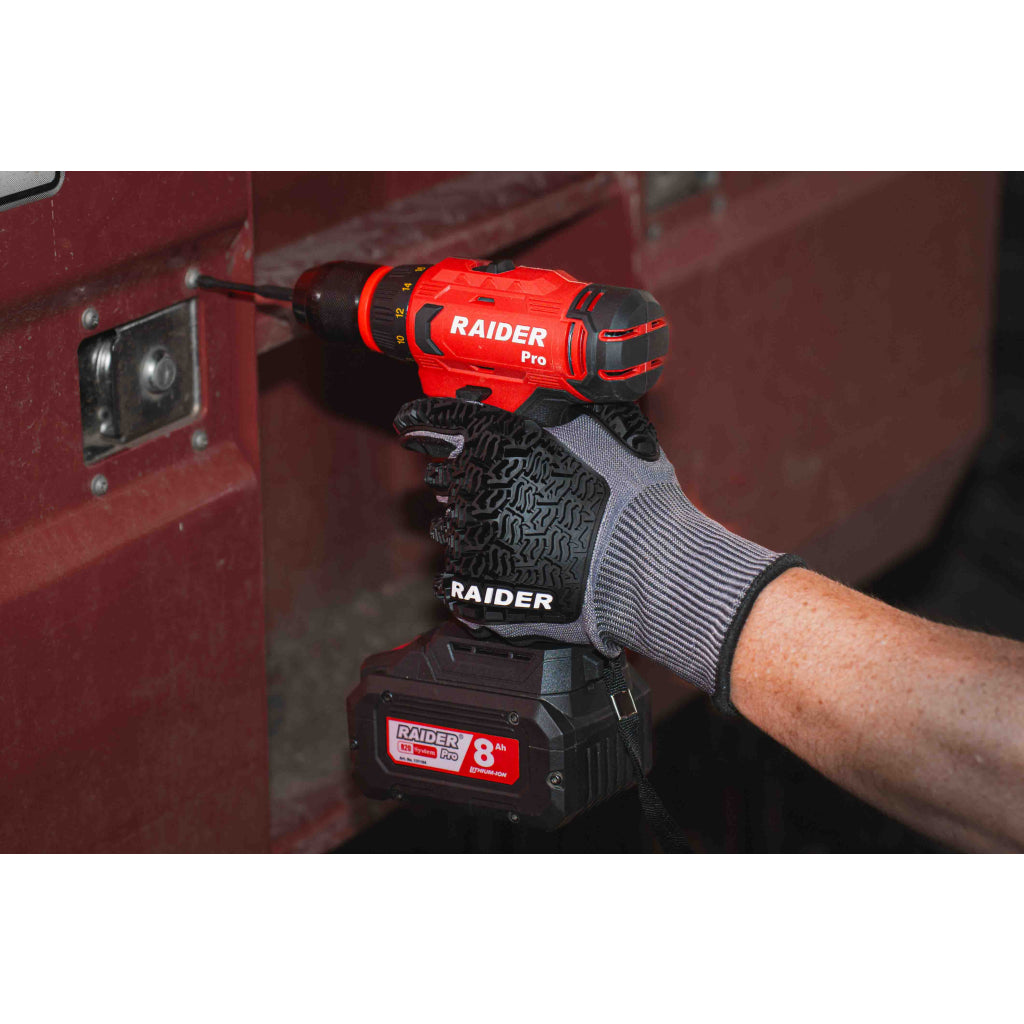 Raider R20 Masina de gaurit si insurubat cu percutie 20V 2.0Ah 50Nm RDP-PCDI20 R20 - O baterie, multe posibilitati!