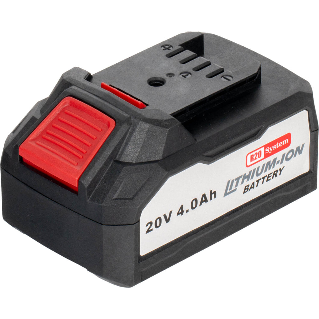 Raider R20 trusa bormasina si polizor unghiular 2.0 + 4.0Ah RDP-PBCDI20&SPAG20 R20 - O baterie, multe posibilitati!