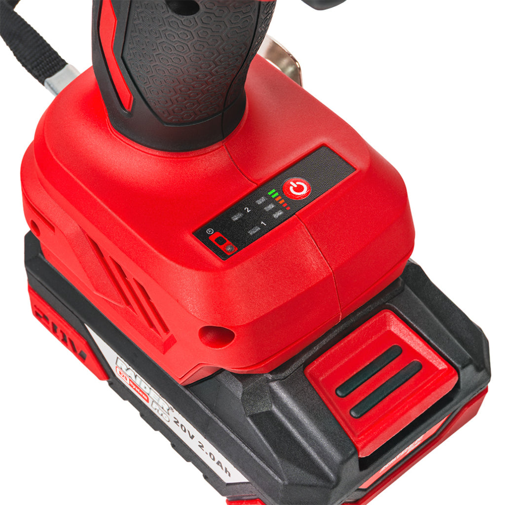 Raider R20 trusa bormasina si masina insurubat cu impact 1/2" 320Nm 2x2.0Ah RDP-PCDIW20 R20 - O baterie, multe posibilitati!