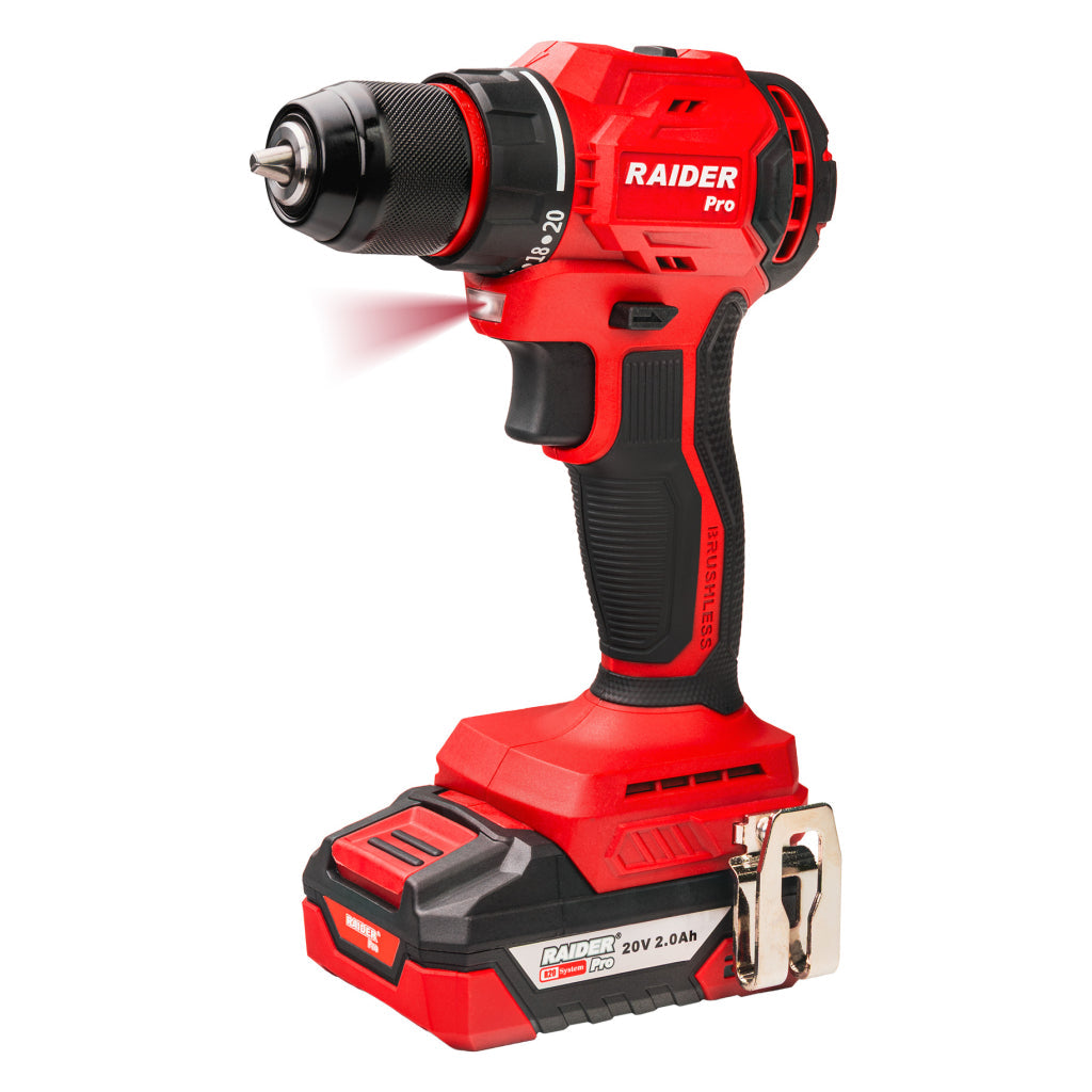 Raider R20 trusa bormasina polizor unghiular cheie impact si casti bluetooth cadou 20V 2x2.0Ah RDP R20 - O baterie, multe posibilitati!