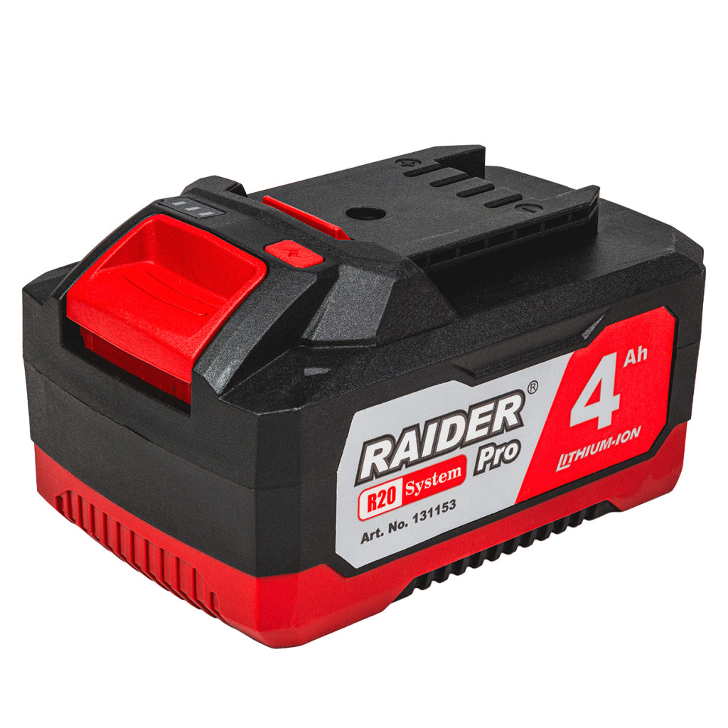 Raider R20 Masina de gaurit cu percutie 20V 4.0Ah 60Nm RDP-YBID20 R20 - O baterie, multe posibilitati!