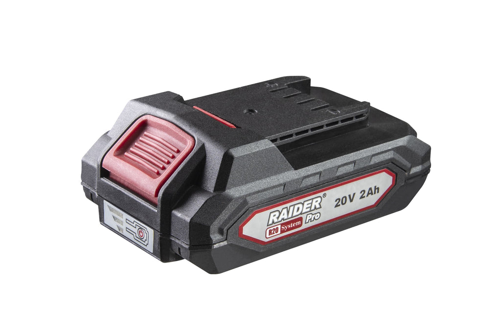 Raider R20 set rindea si 2 slefuitorare 2.0 + 4.0Ah + Accesorii RDP-BXS11 R20 - O baterie, multe posibilitati!