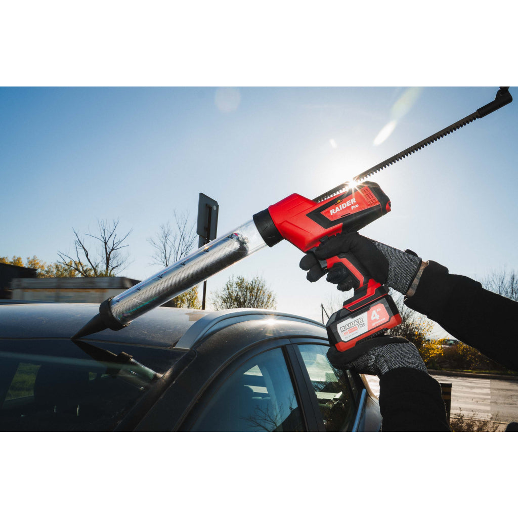 Raider R20 Pistol silicon pentru cartus 20V 600ml 4500N viteza variabila SOLO RDP-CCG20 R20 - O baterie, multe posibilitati!