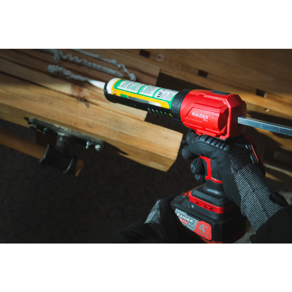 R20 Pistol silicon 20V 310ml 1200N viteza variabila SOLO RDP-YCG20Raider R20 - O baterie, multe posibilitati!