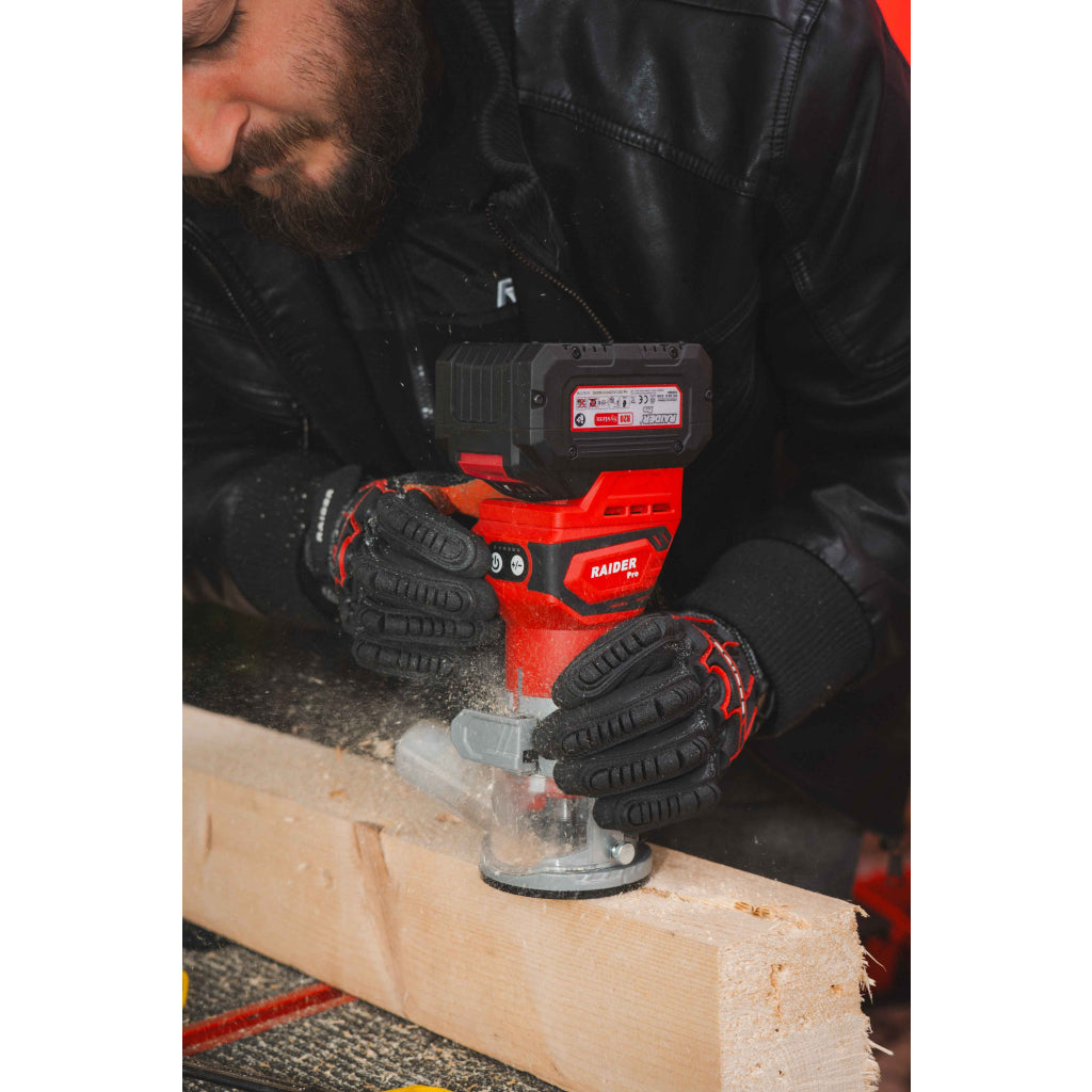 Raider R20 Freza electrica 20V 8mm cu viteza reglabila RDP-CER20 R20 - O baterie, multe posibilitati!