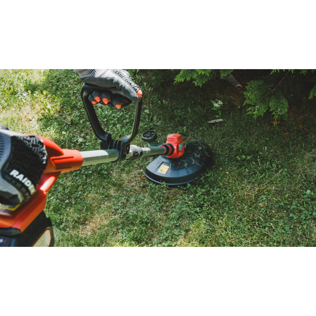 Raider R20 Trimmer gazon 20V 250mm SOLO RDP-YGT20 R20 - O baterie, multe posibilitati!
