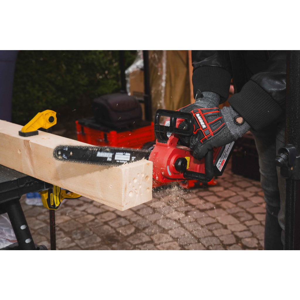 Raider R20 Fierastrau electric cu lant si lama 20V 305mm SOLO RDP-GXBCS20 R20 - O baterie, multe posibilitati!