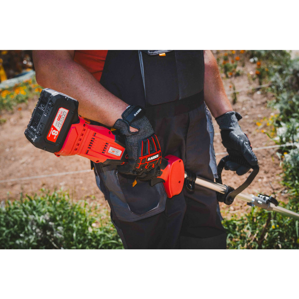 Raider R20 Motocoasa electrica 20V 250mm SOLO RDP-CXBC20 R20 - O baterie, multe posibilitati!